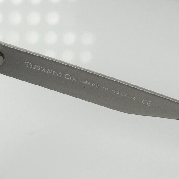 Tiffany & Co Women\'s Sunglasses Silver Diamond Point Black Blue TF4159 8274/9S